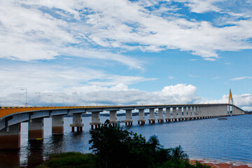 Fototapeta na wymiar Ponte Rio Negro Manaus - Am - Brasil