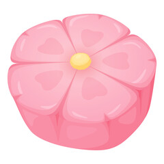 和菓子のイラスト_ねりきり_桜