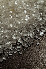 Crystals of sugar  - obrazy, fototapety, plakaty