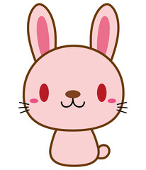 動物 イラスト 【ライン】ウサギ05