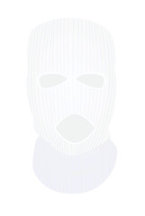 Face full cover mask. vector