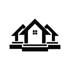 House Logo Vector design illustration. House icon simple sign. trendy and modern house logo. House logo company. Home icon isolated on white background.