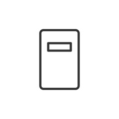 Notepad icon isolated on white background. Notebook symbol modern, simple, vector, icon for website design, mobile app, ui. Vector Illustration
