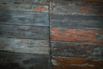 close up of wall made of wooden planks