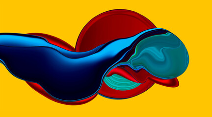 Creative painting colorful abstract on background, Color gradient background design