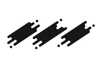 Set of rectangular shape vector backgrounds