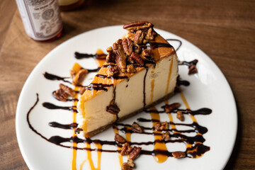 Pecan cheesecake 1