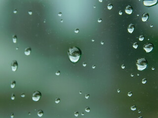 rain drops on the window