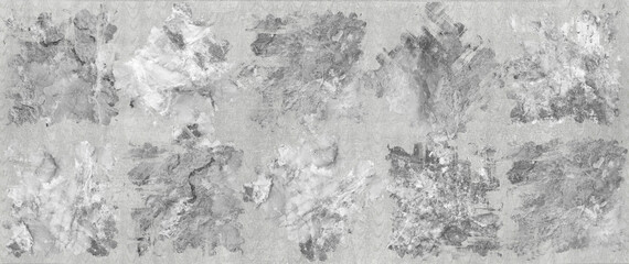 Fototapeta na wymiar stone block background on gray cement floor