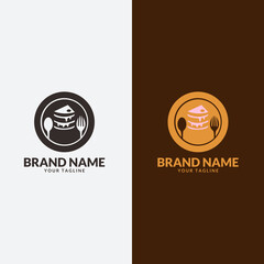 Cupcake Logo Icon. Set of vector bakery logos. labels, badges and design elements