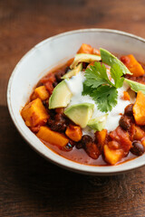 Sweet Potato Black Bean Chili