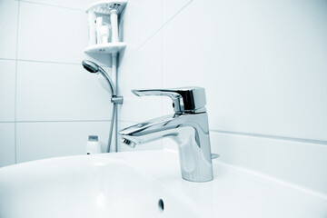 water tap, water mixer, faucet In bathroom