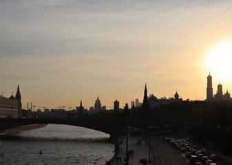 Sunset over Red Square