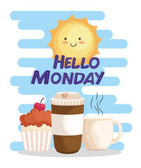 hello monday card