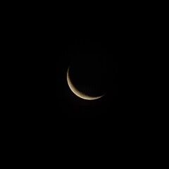 Fototapeta na wymiar moon in the night sky