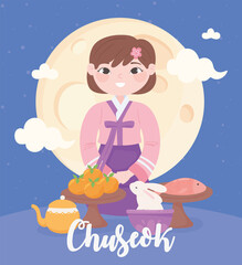 chuseok festive, greeting card