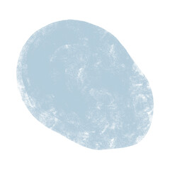 Spray light blue spot. Abstract color blot with lo-fi grain. Spray paint splatter. Pure lo-fi grainy gradient texture. Isolated brush for banner, poster. Painted dab. Sky-blue paintbrush. 