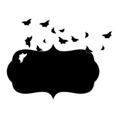 bats frame, vector