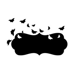 bats frame, vector