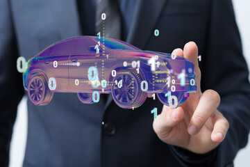 autonomous online car sharing service controlled