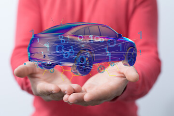 autonomous online car sharing service controlled