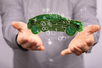 autonomous online car sharing service controlled