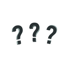 Ask question why. reason don't understand. Vector illustration question mark graphic