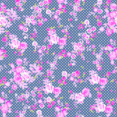 Abstract floral seamless pattern. Liberty style. fabric, covers, manufacturing, wallpapers, print, gift wrap.