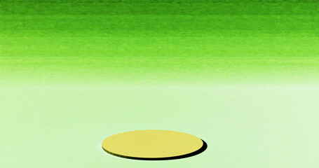 The podium is realistic. 3d rendering.