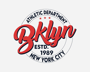 Brooklyn t-shirt, Athletic t-shirt, Collage t-shirt, Illustration, Graphics and more