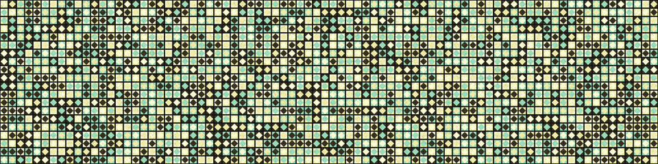 Fototapeta premium Abstract Geometric Pattern generative computational art illustration