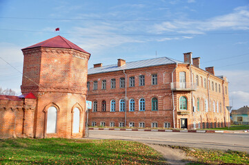 Fragment of historical buildings in Mscislau town - 451671550