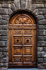 The streets of the medieval town of Urbino