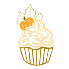 autumn cupcake