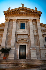 Renaissance church in Urbino Italy