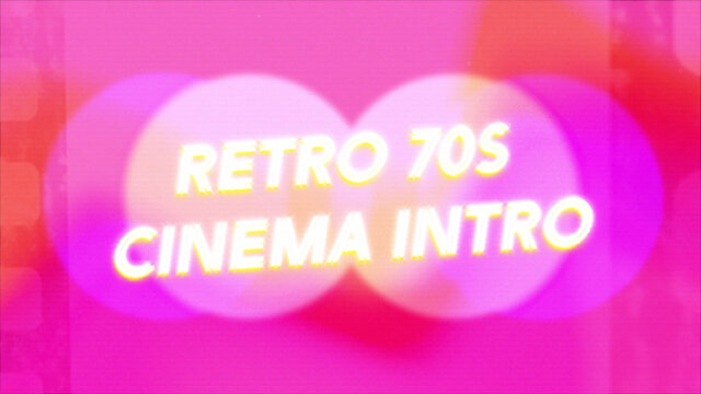 Retro 70S Cinema Intro