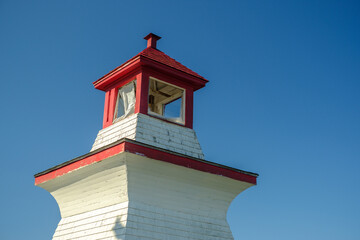 The Anderson Hollow Lighthouse on the Canadian Coast in early morning light