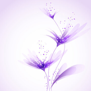 vector background with Flowers 1002