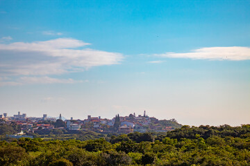 Fototapeta na wymiar panorama of the city in Florianópolis, Santa Catarina, Brazil