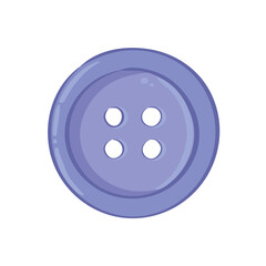 purple knitting button