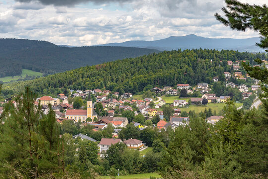 Der Ort Thurmansbang im Bayerischen Wald