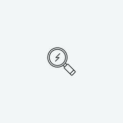 Search vector icon illustration sign