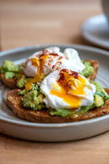 Toast and Poached Eggs