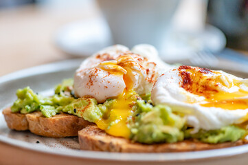 Toast and Poached Eggs