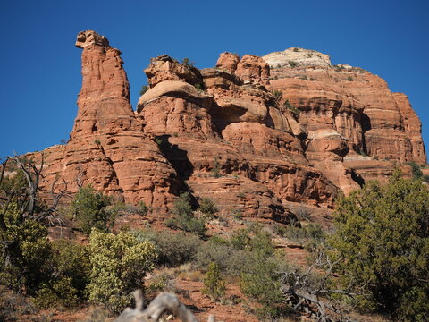 アメリカ、アリゾナ州、セドナのボルテックスの一つボイントンキャニオンのカチーナ
ウーマン