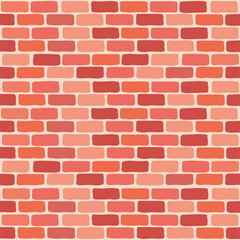 wall with orange bricks