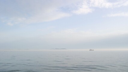 landscape of marmara sea in istanbul turkey