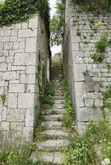 beautiful summer day in the city of kotor montenegro