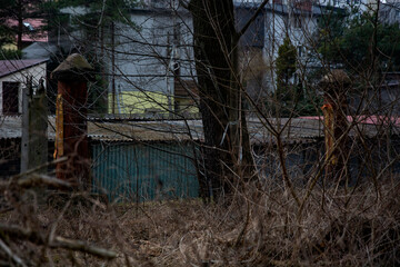 budynki dawnego młyna w bieńczyach  © Dariusz Grochal 