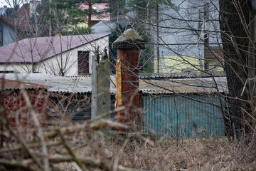 budynki dawnego młyna w bieńczyach  © Dariusz Grochal 